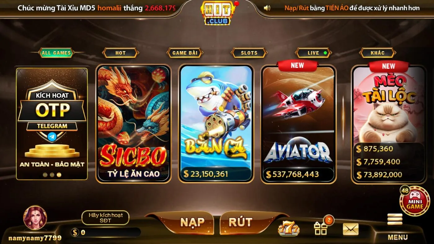 Hướng dẫn chơi bắn cá Hit Club chi tiết cho tân binh 