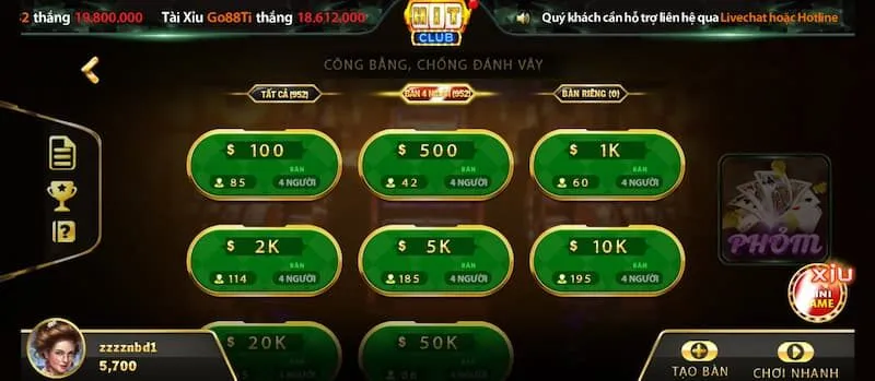 Gợi ý những kinh nghiệm cược Phỏm online hay 